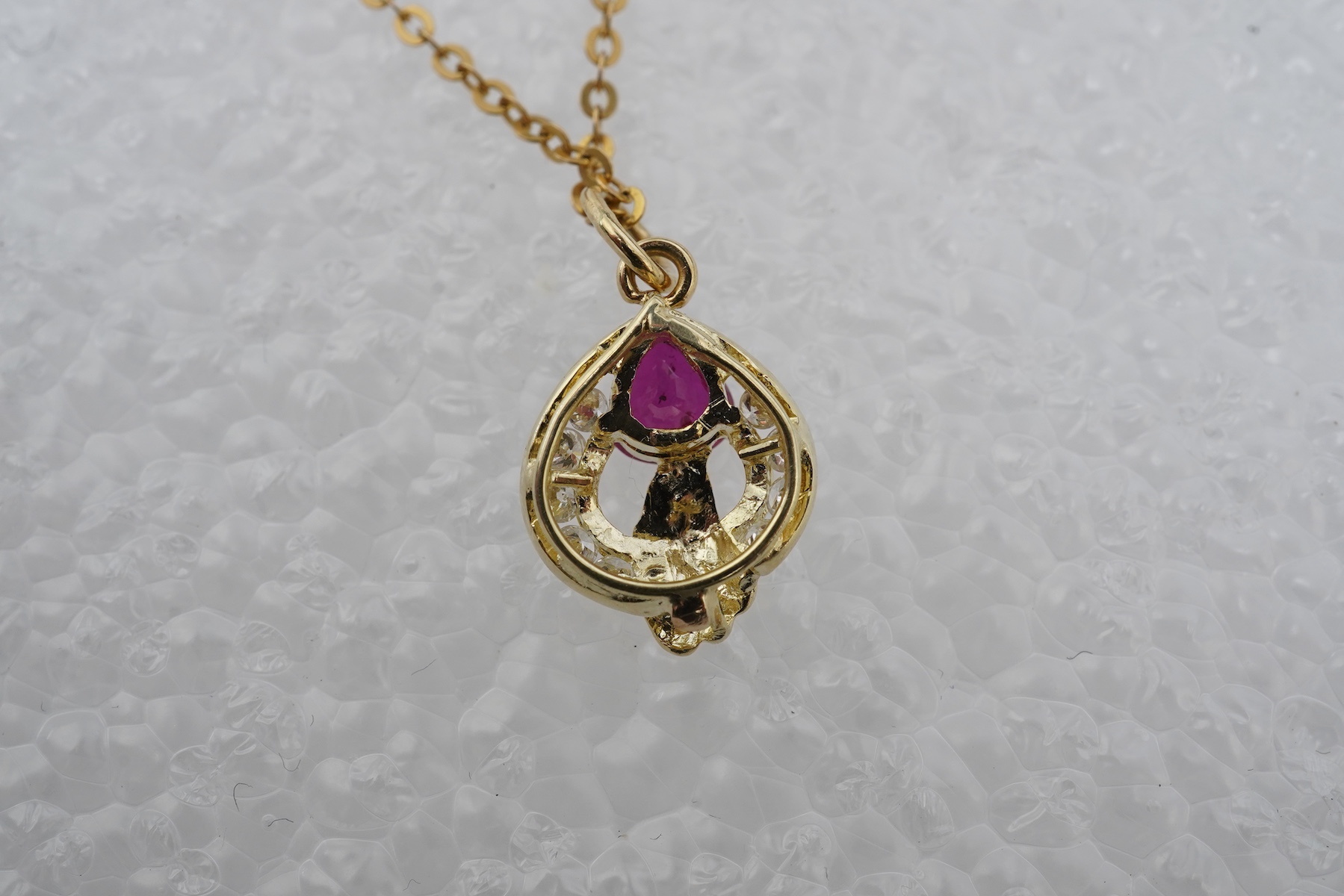 A ruby pendant